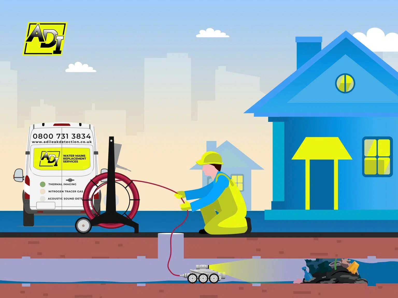 Drainage CCTV Surveys & Investigations Grays